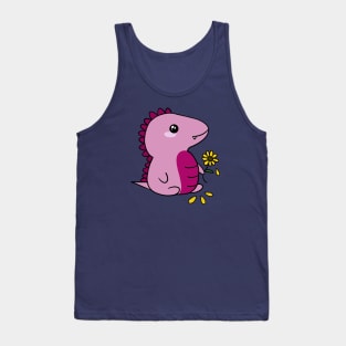 Love ME, Love Me Not Dinosaur Chibi Art Tank Top